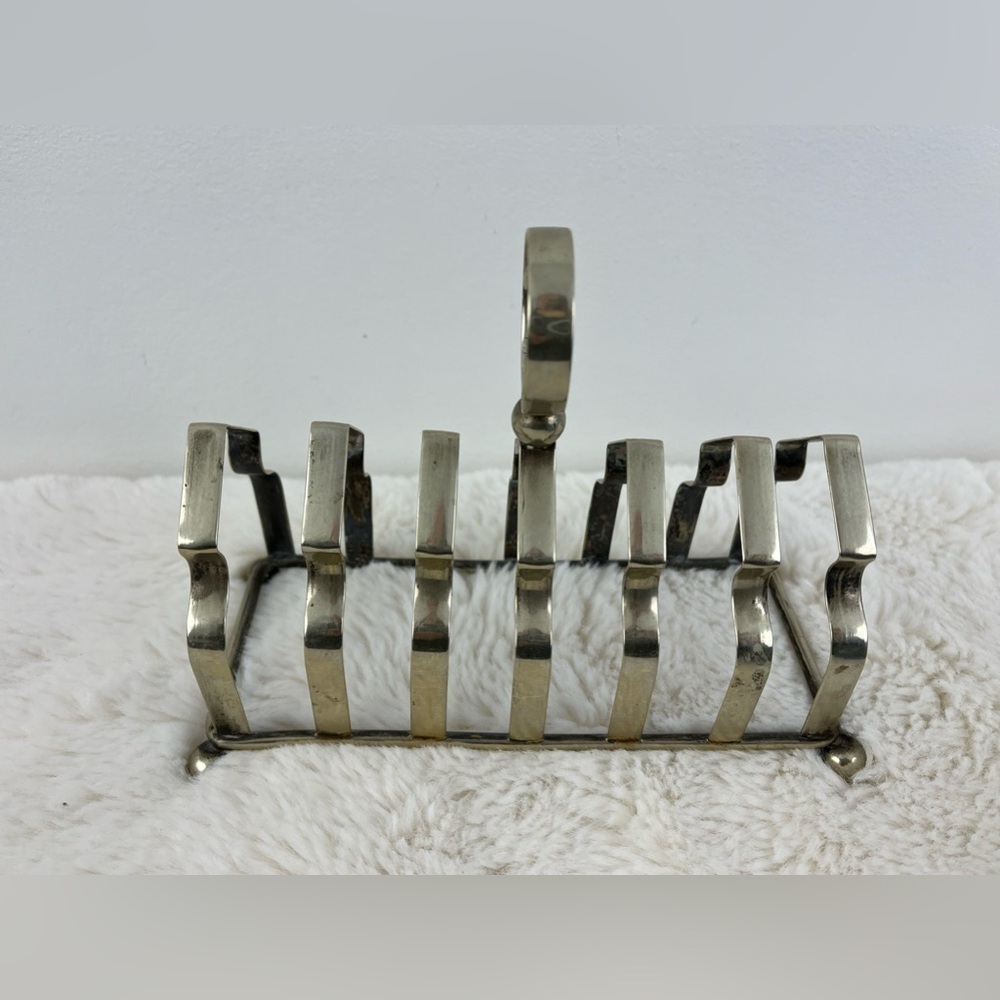 Silver plated toast rack